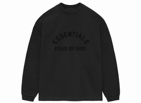 Fear of God Essentials Heavy L/S Tee in Black
