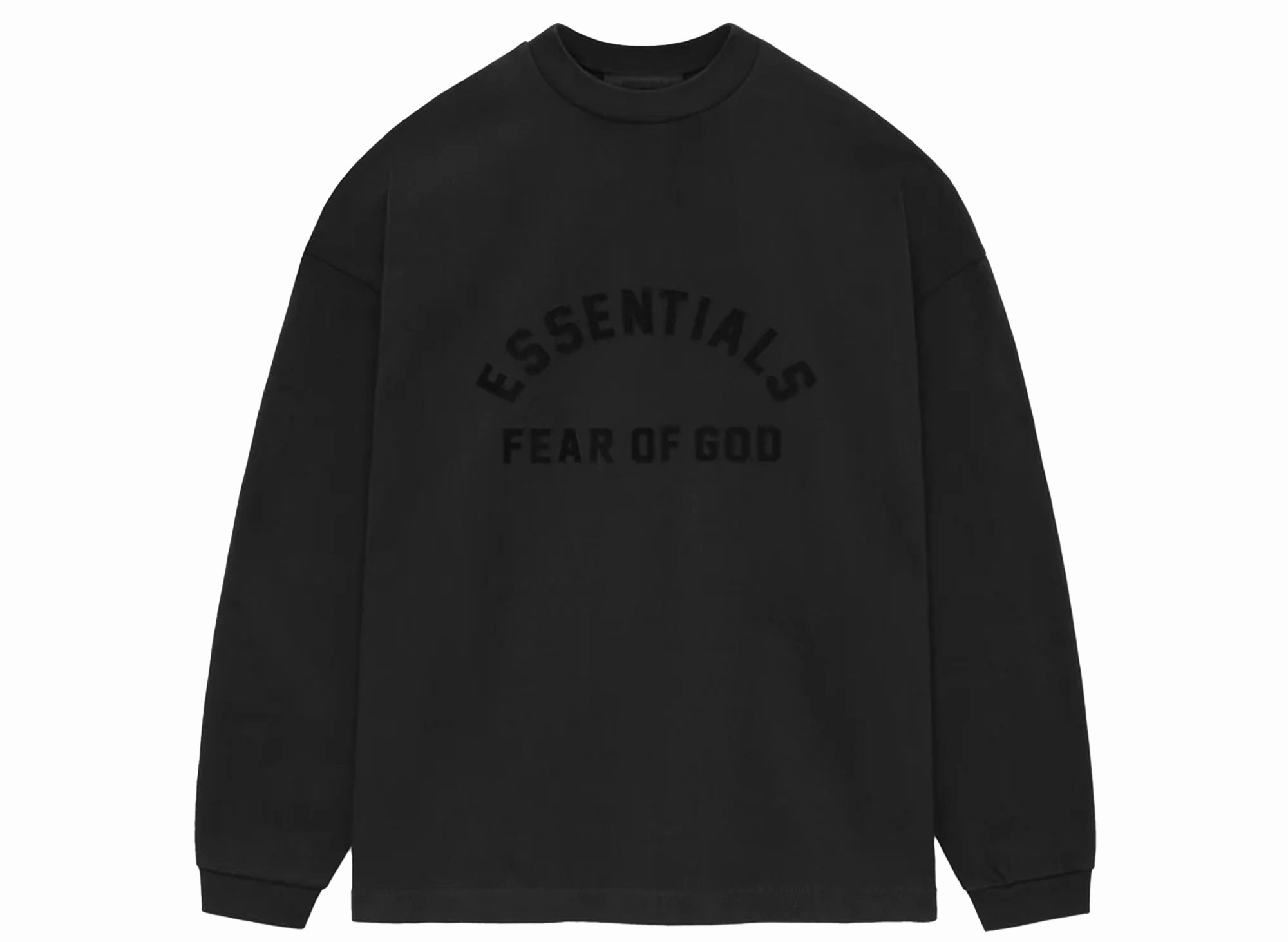 Fear of God Essentials Heavy L/S Tee in Black