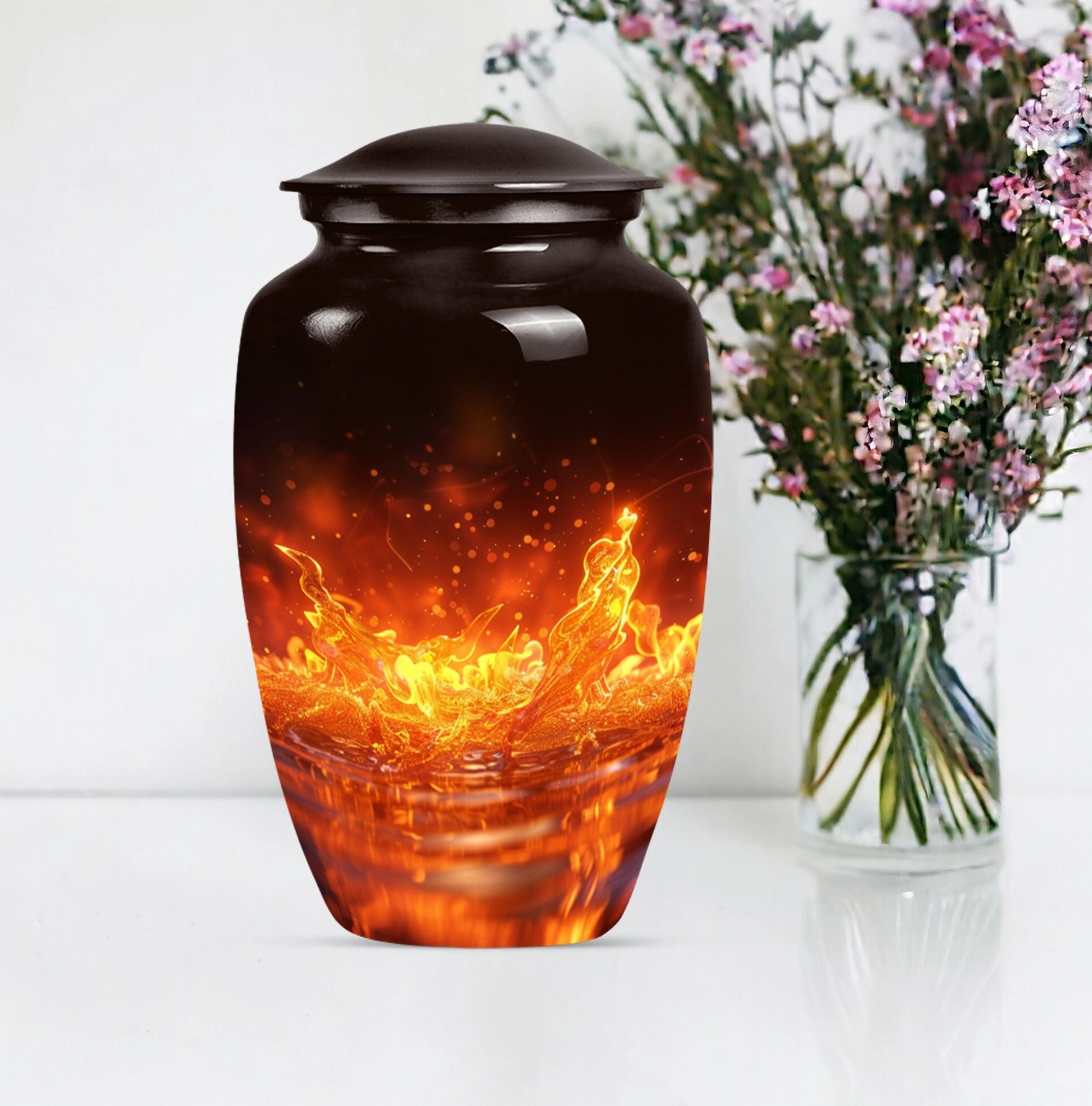Fire Cremation Urn - Unique Burial Solution for Mother's Ashes