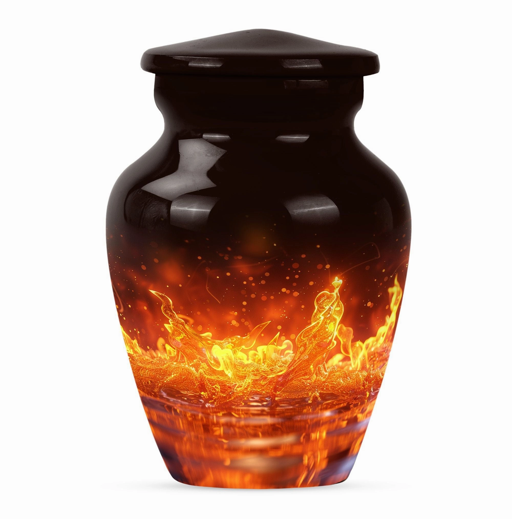 Fire Cremation Urn - Unique Burial Solution for Mother's Ashes