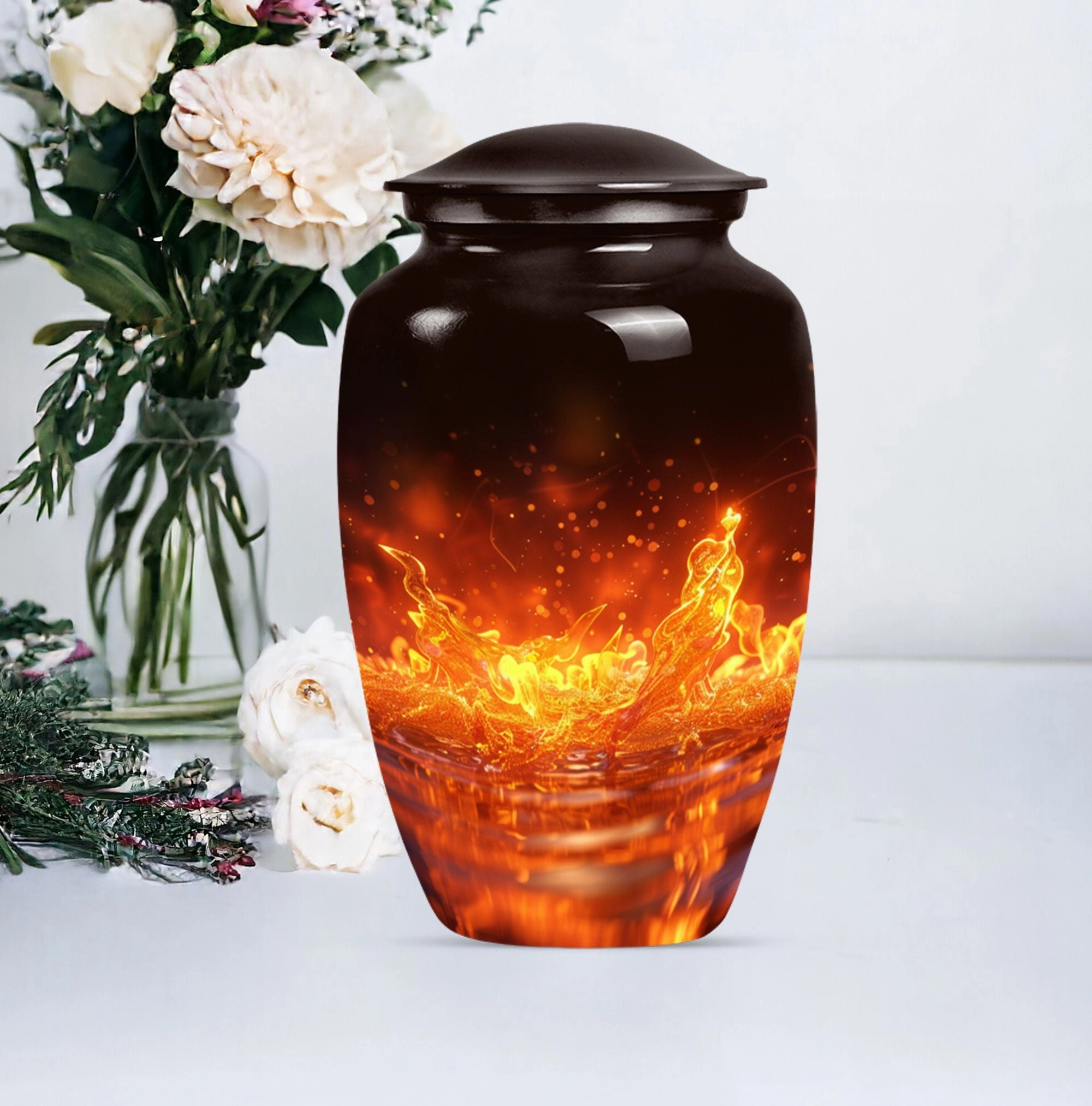 Fire Cremation Urn - Unique Burial Solution for Mother's Ashes