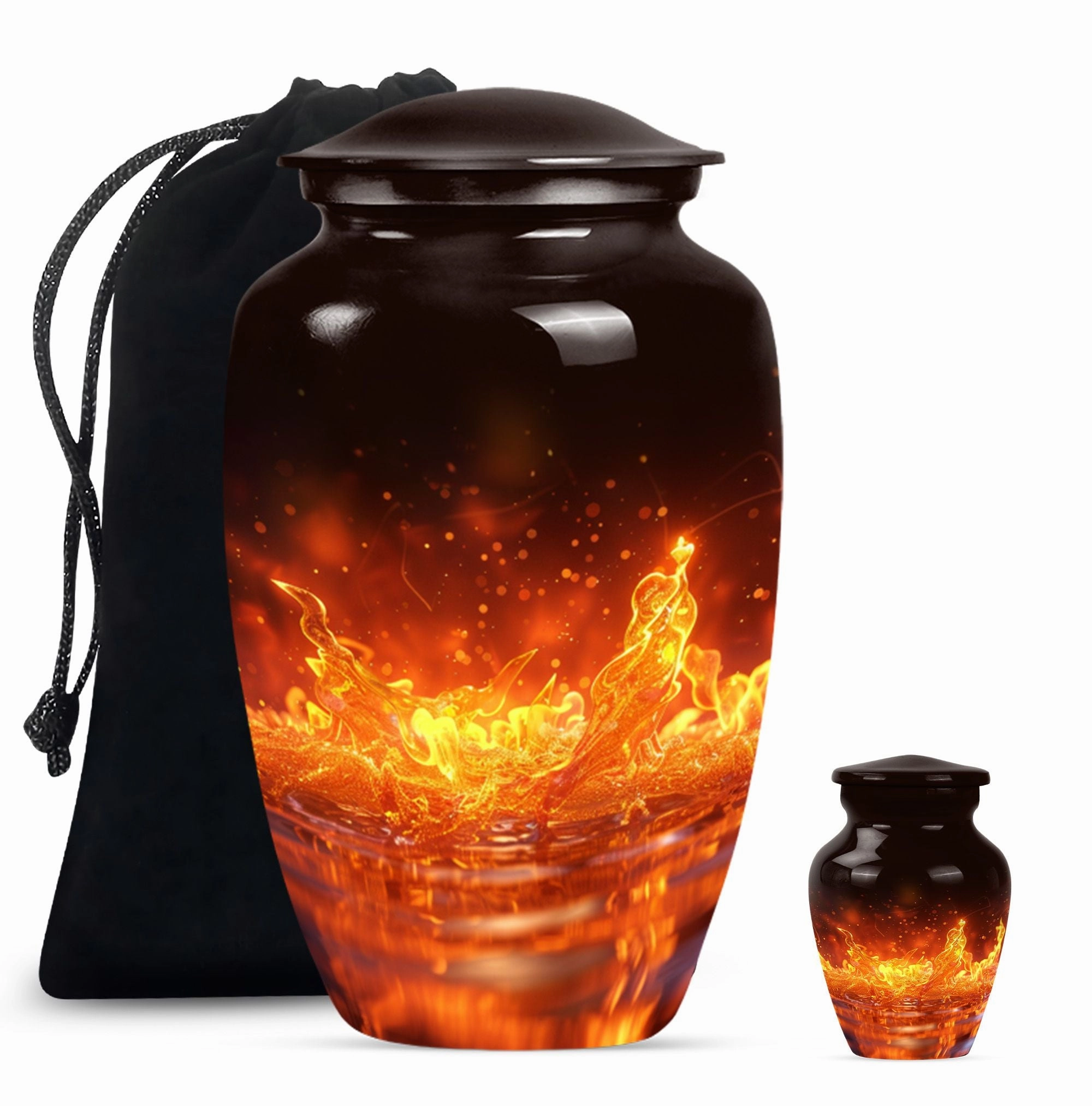Fire Cremation Urn - Unique Burial Solution for Mother's Ashes