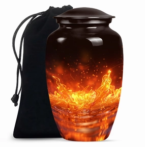 Fire Cremation Urn - Unique Burial Solution for Mother's Ashes