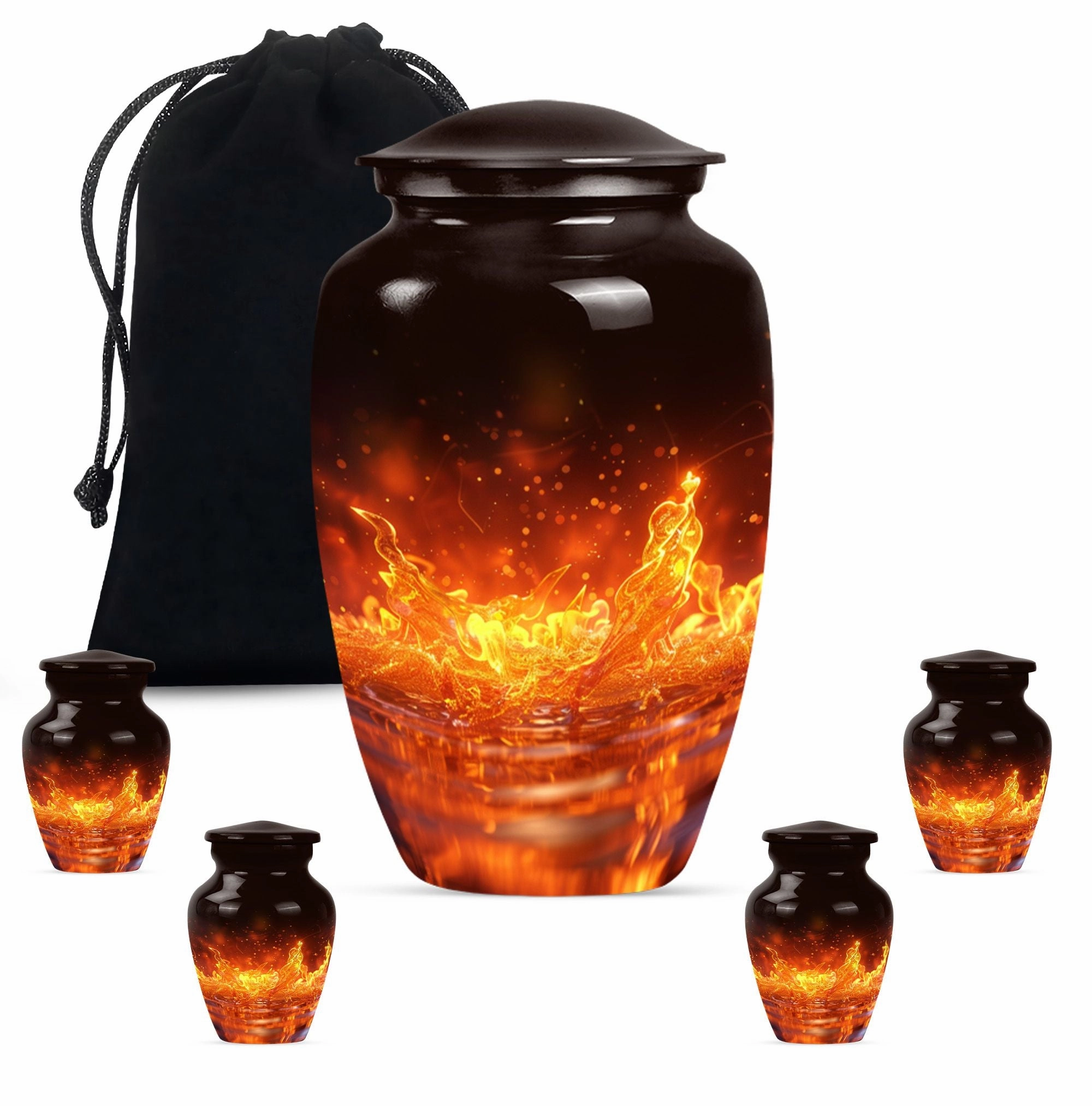 Fire Cremation Urn - Unique Burial Solution for Mother's Ashes