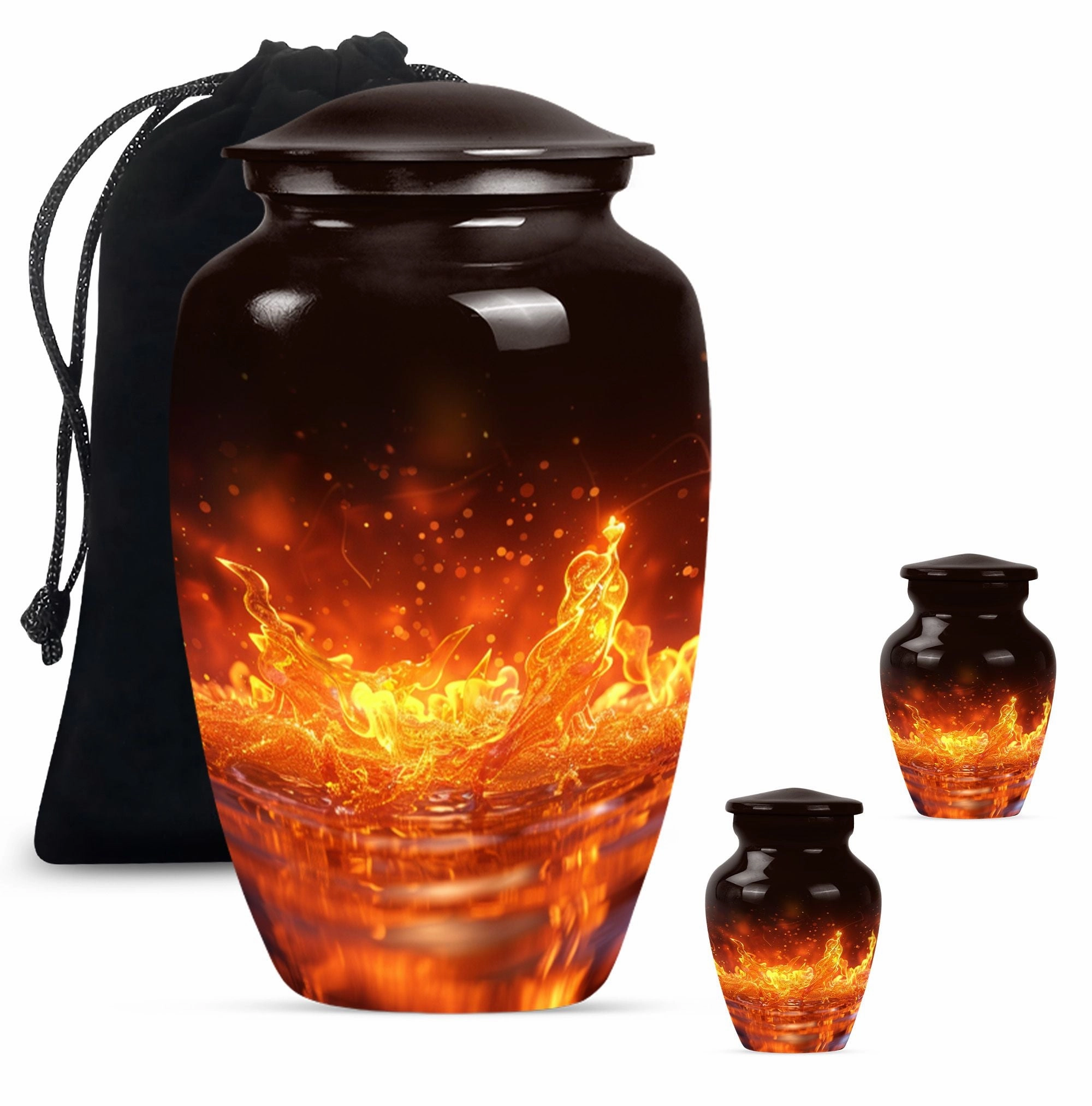 Fire Cremation Urn - Unique Burial Solution for Mother's Ashes