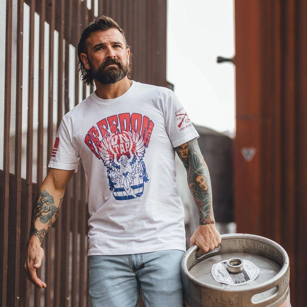 Freedom On Tap T-Shirt - White