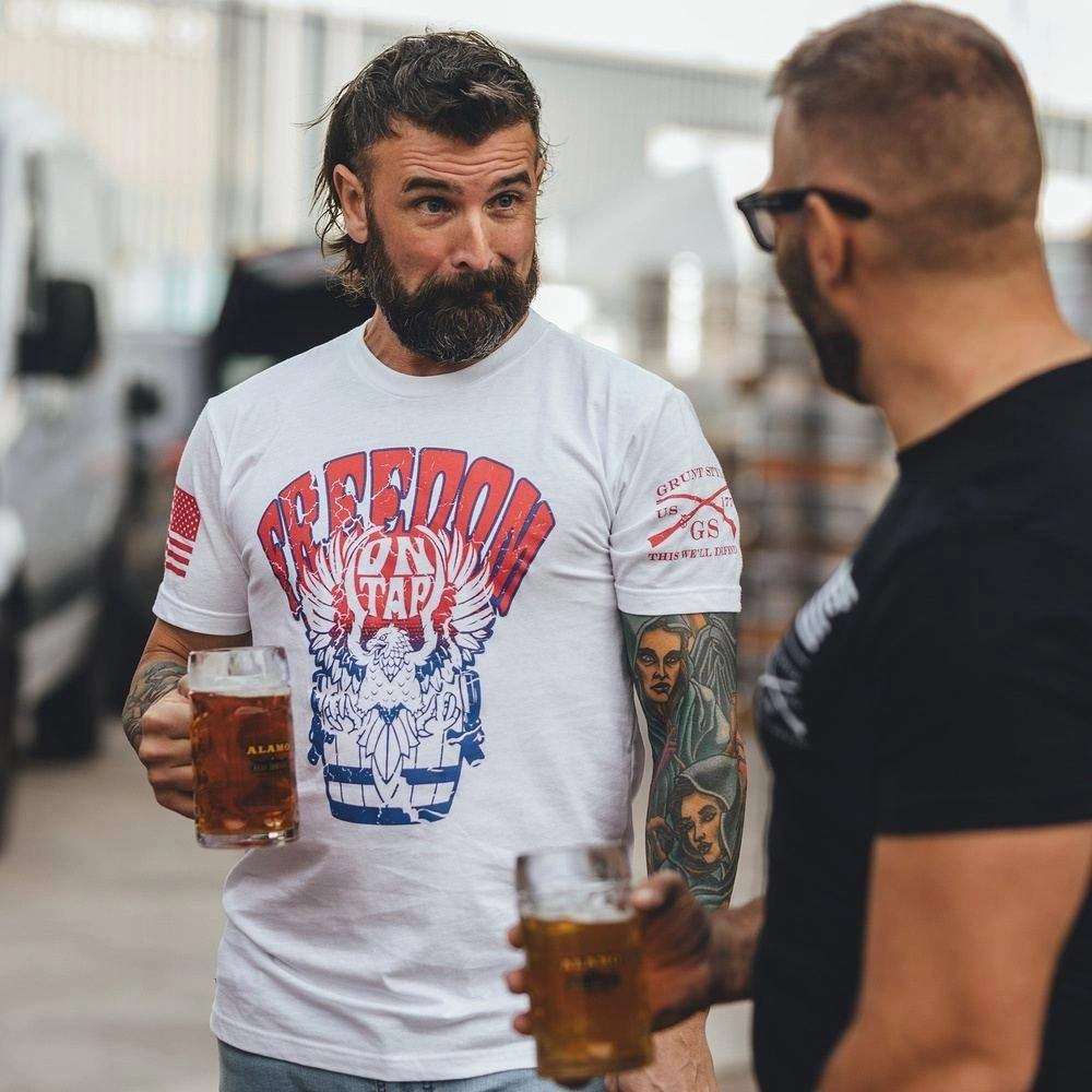 Freedom On Tap T-Shirt - White