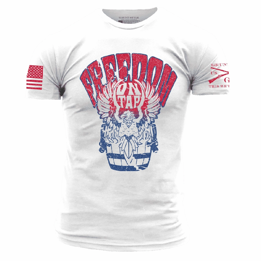 Freedom On Tap T-Shirt - White