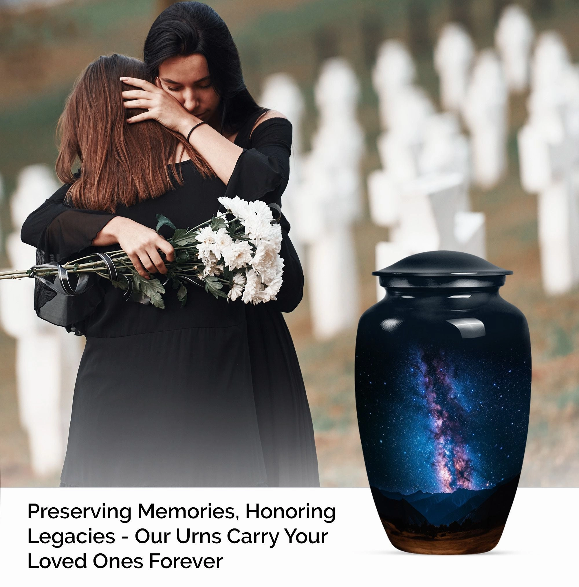 Galaxy Urn - Premium Large Abstract Designed Cremation Urn