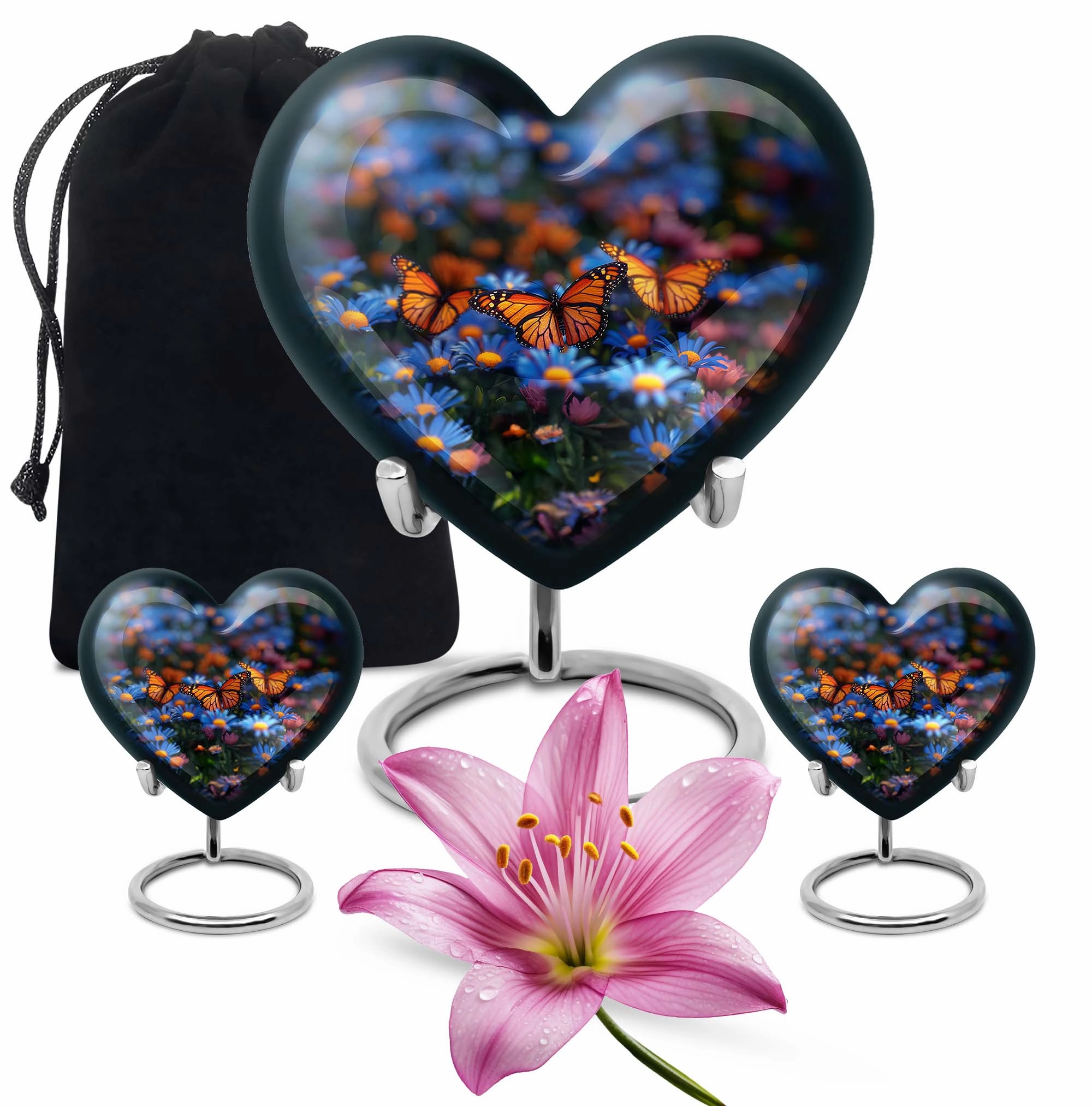 Gentle Wings- Eternity's Embrace Butterfly Memorial Urn