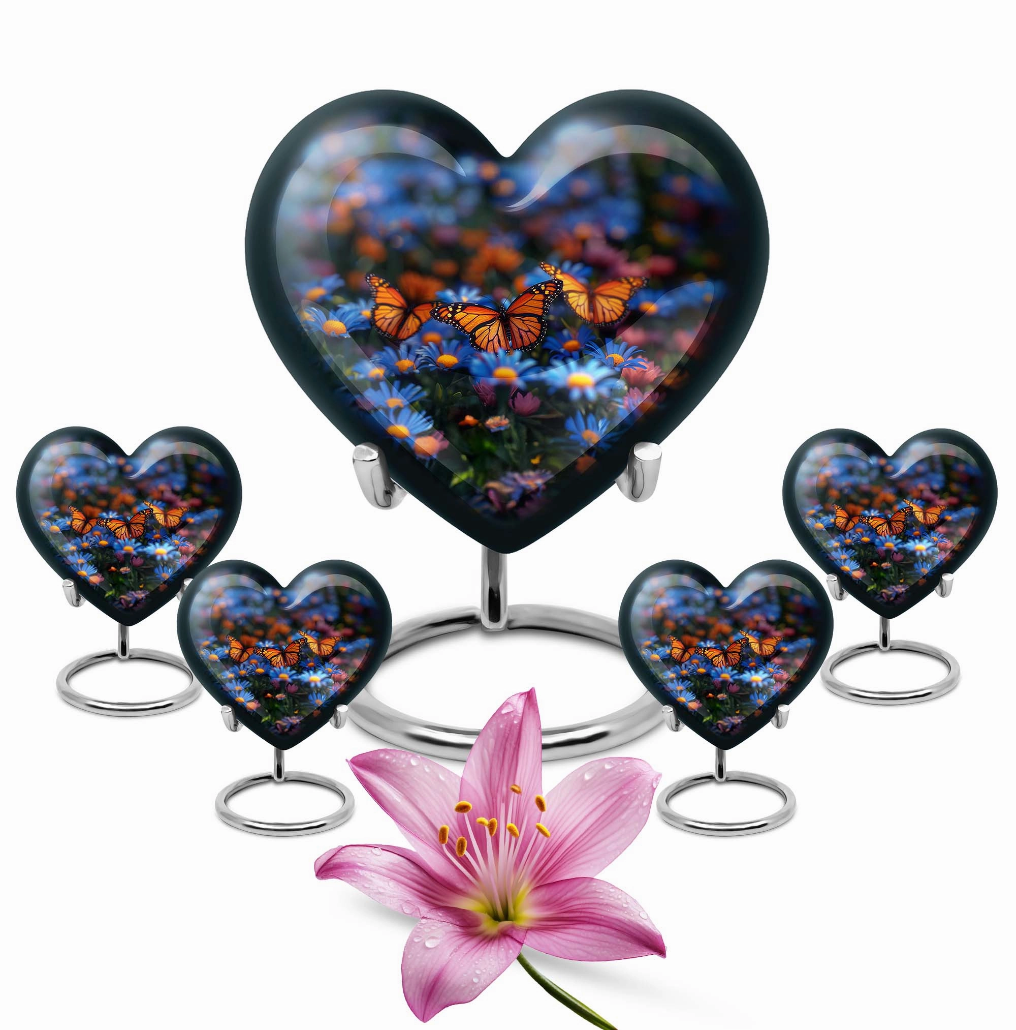 Gentle Wings- Eternity's Embrace Butterfly Memorial Urn