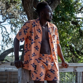 Getaway Americaw Button Down - Orange