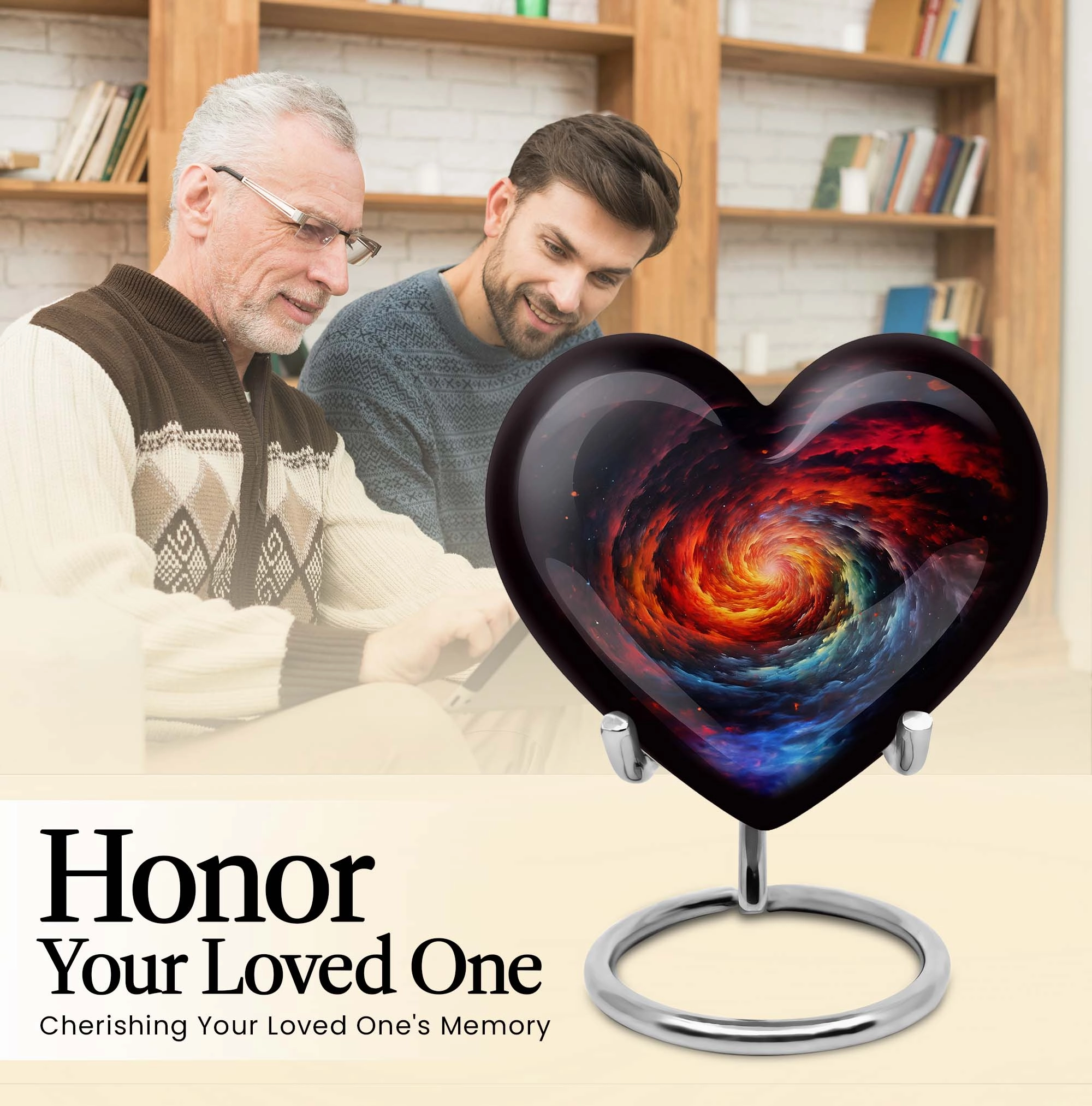 Glaaxy Memorial Burial Urn - A Reverent Tribute, Immortal Soul Resting Place