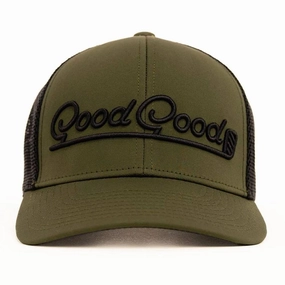GoodGood Golf Stance Trucker Golf Cap Khaki/Black - 24 Men