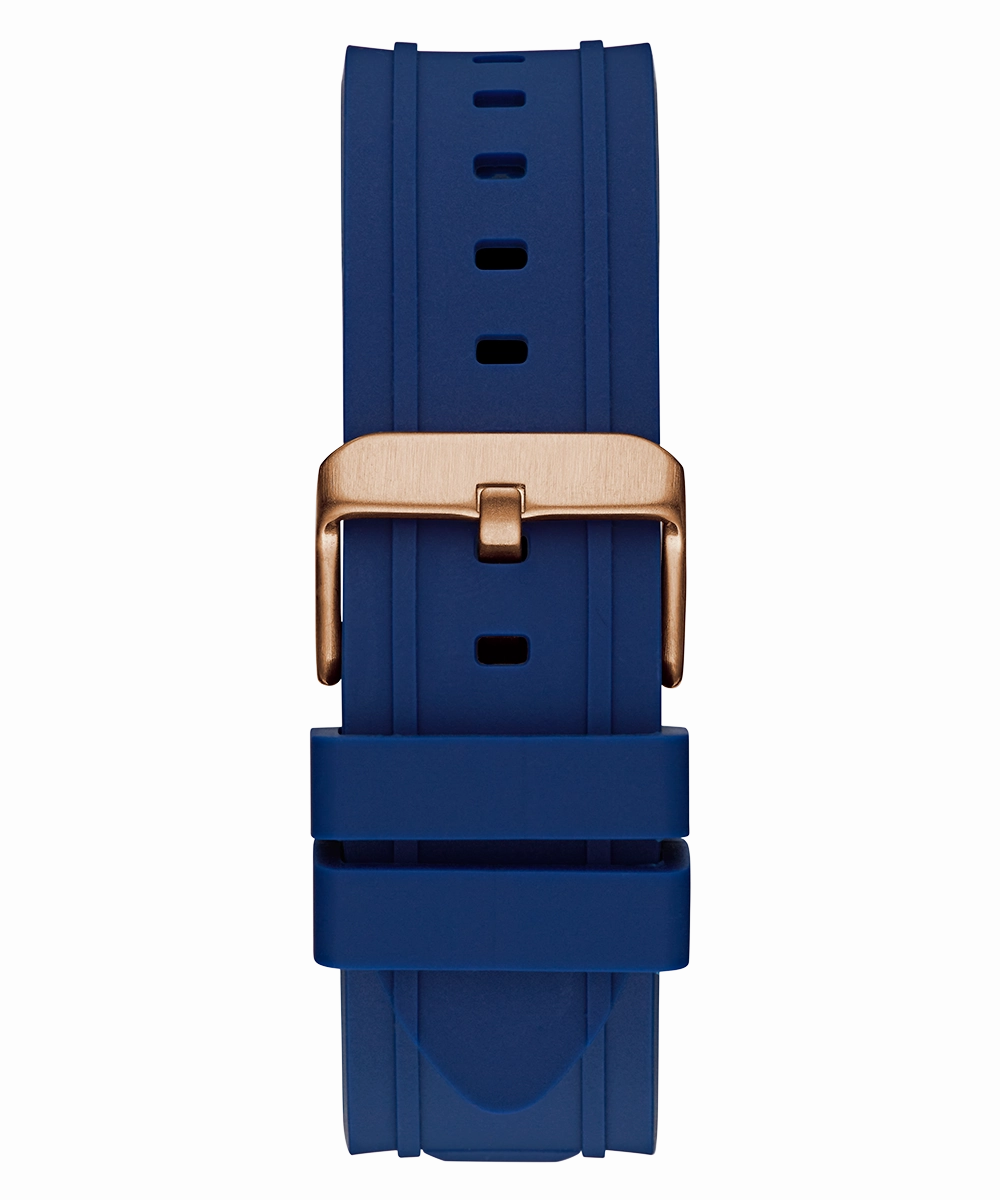 GUESS Mens Blue 2-Tone Multi-function Watch