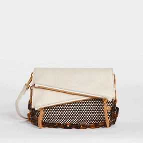 Hammitt Dillon Leather Handbag California Weekend/Brushed Gold - Limited Edition