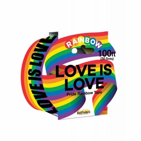 Hott Products - Love Is Love Rainbow Style Caution Party Tape (Rainbow)