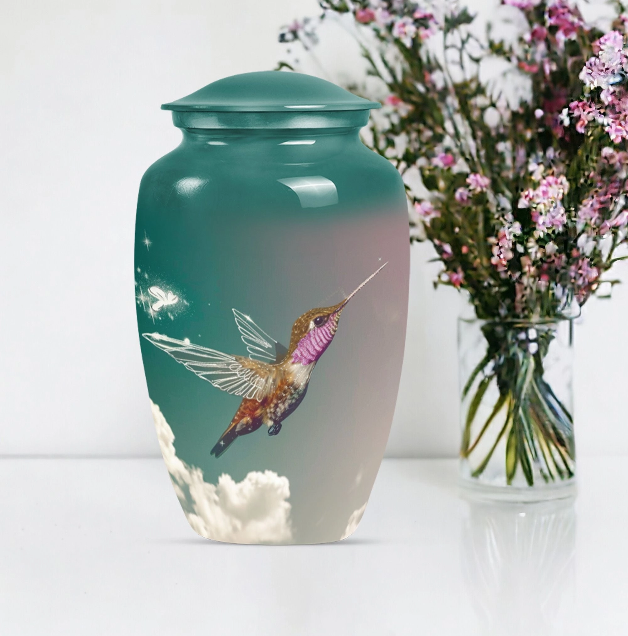 Humming Bird Tribute - Unisex Memorial Urn