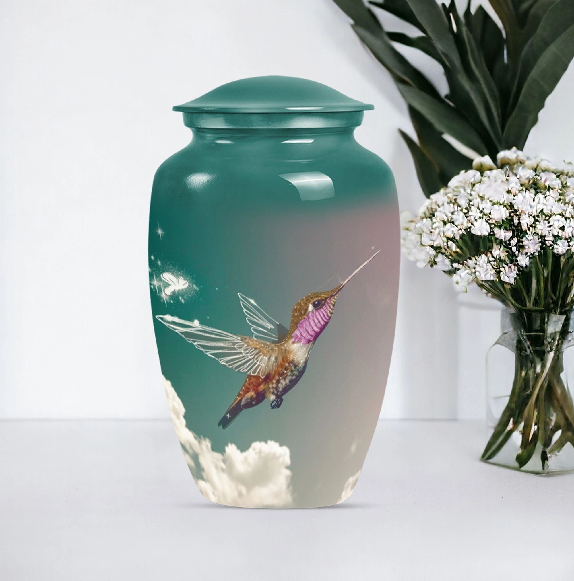 Humming Bird Tribute - Unisex Memorial Urn
