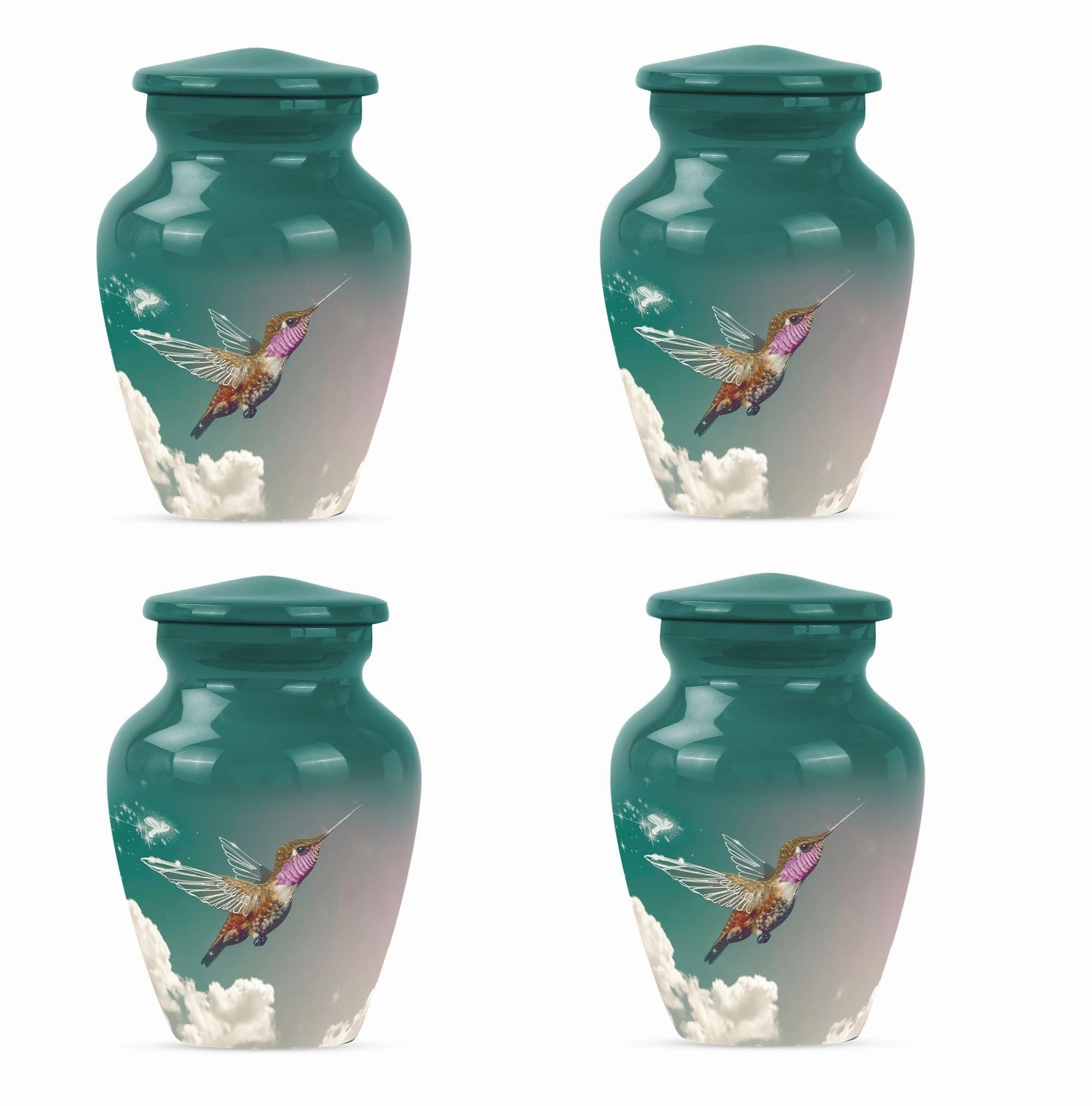 Humming Bird Tribute - Unisex Memorial Urn