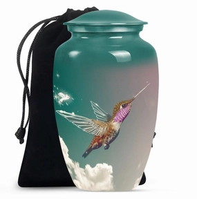 Humming Bird Tribute - Unisex Memorial Urn