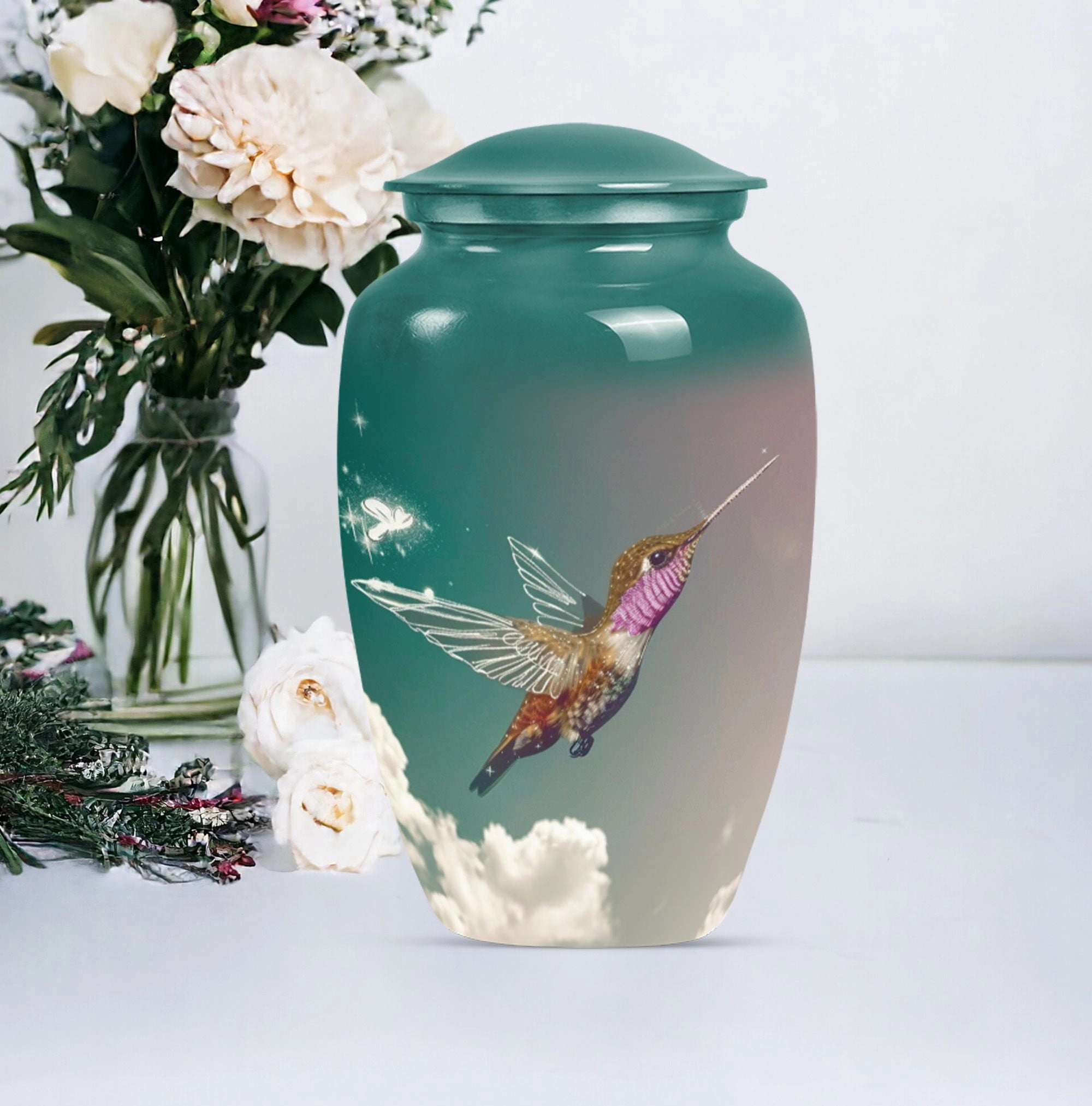 Humming Bird Tribute - Unisex Memorial Urn