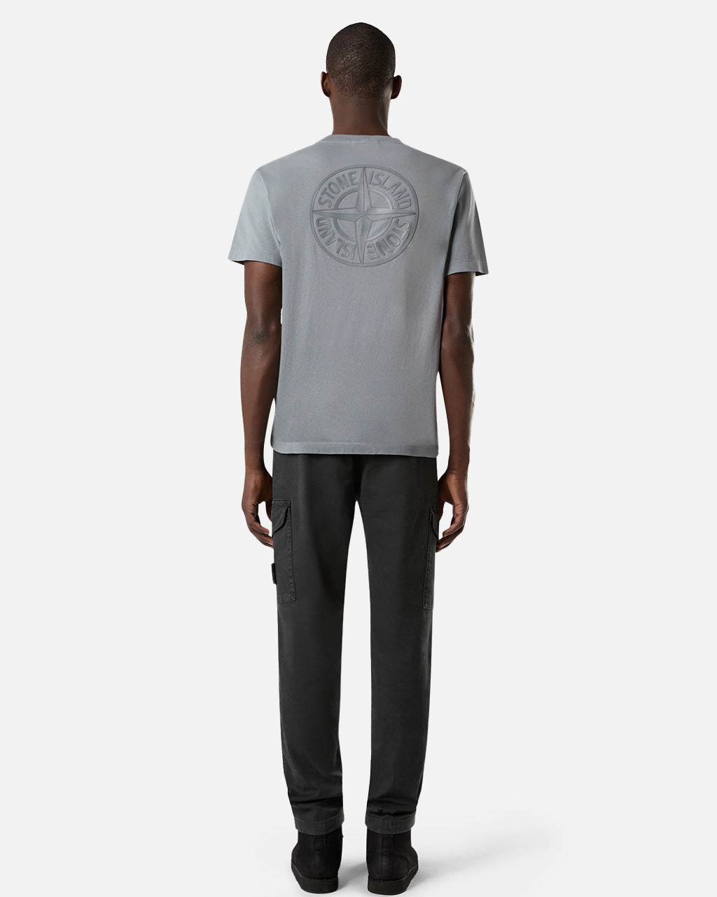 Institutional Four Logo T-Shirt  Green Grey