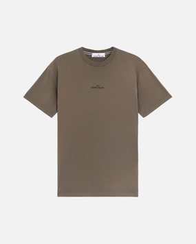 Institutional Four Logo T-Shirt  Walnut Brown