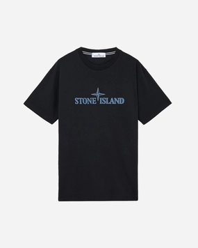 Institutional Three Logo T-Shirt Black