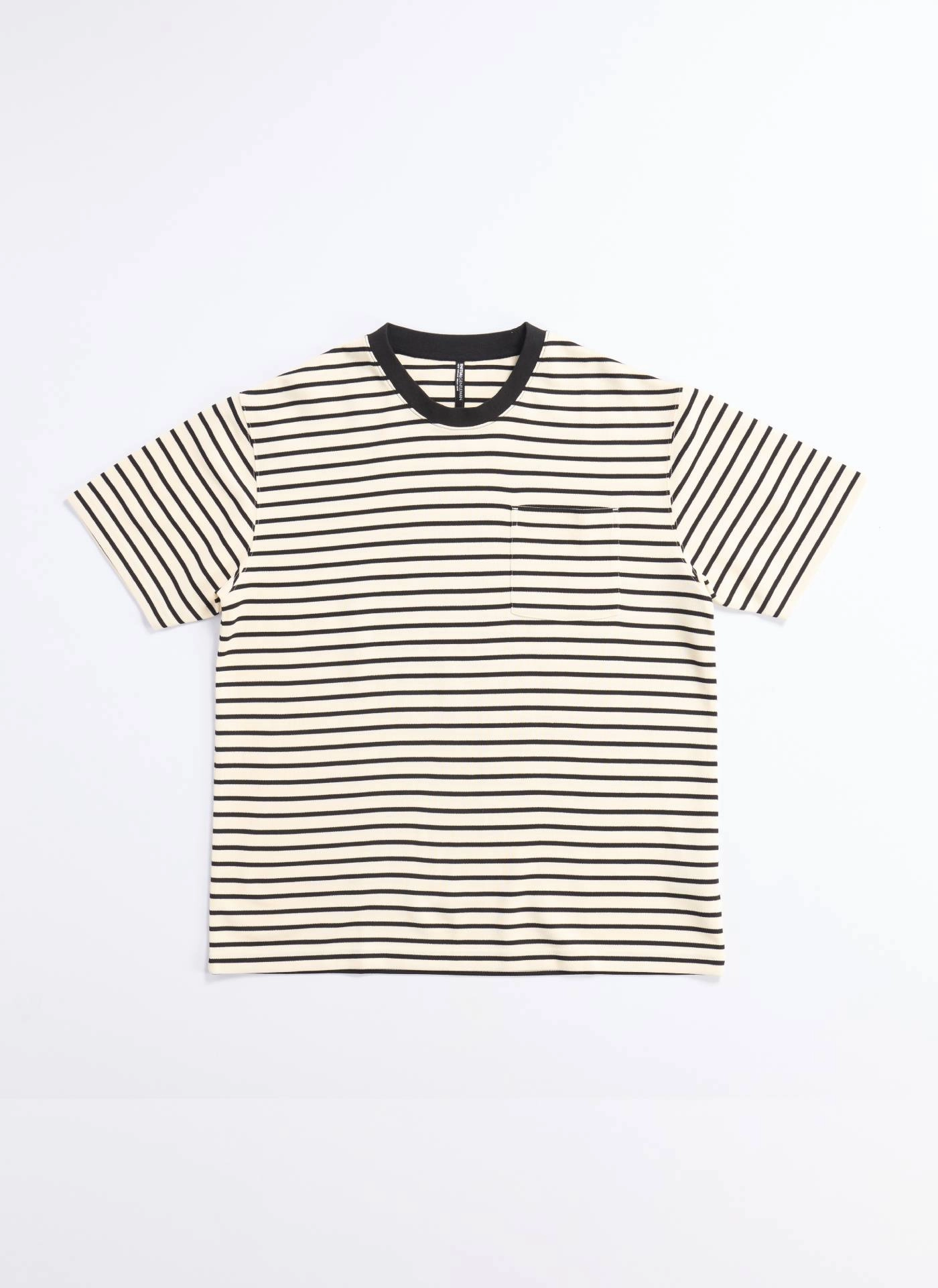 Jacquard Short Sleeves Border Top (T03)