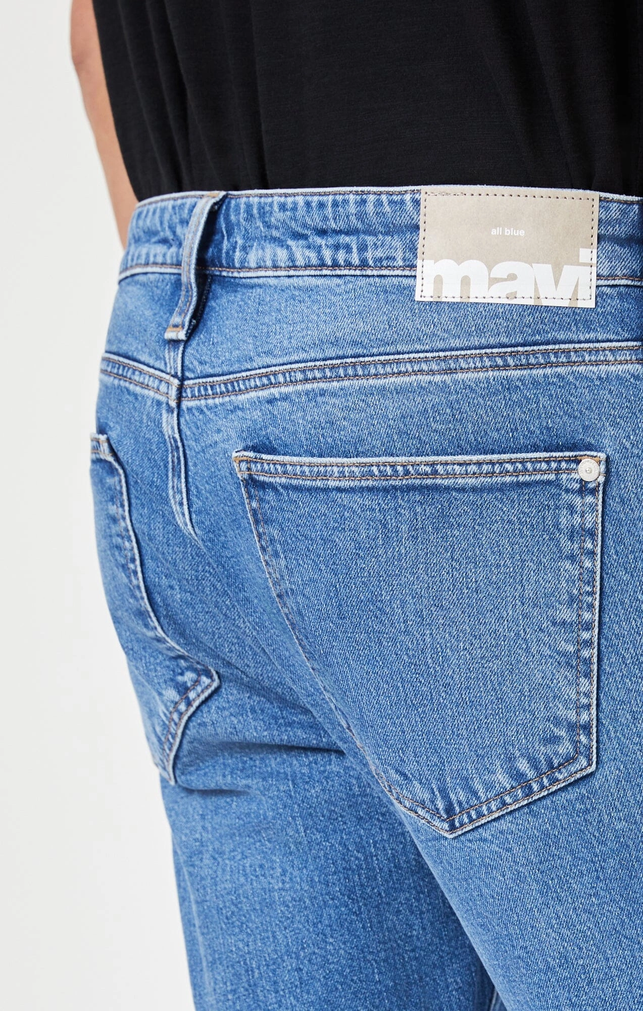 JAKE SLIM LEG IN DARK RECYCLED BLUE