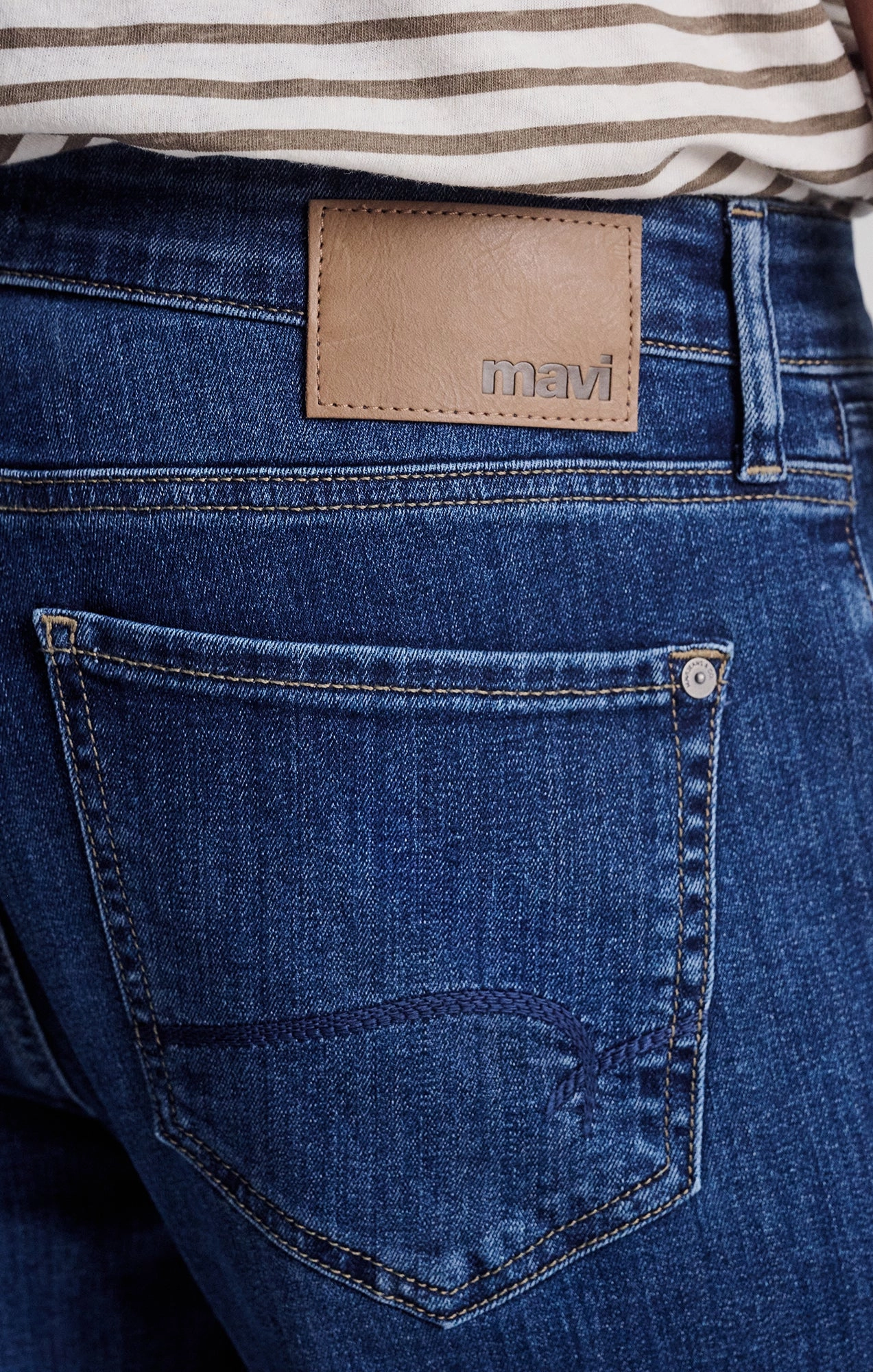 JAKE SLIM LEG IN DEEP BRUSHED WILLIAMSBURG