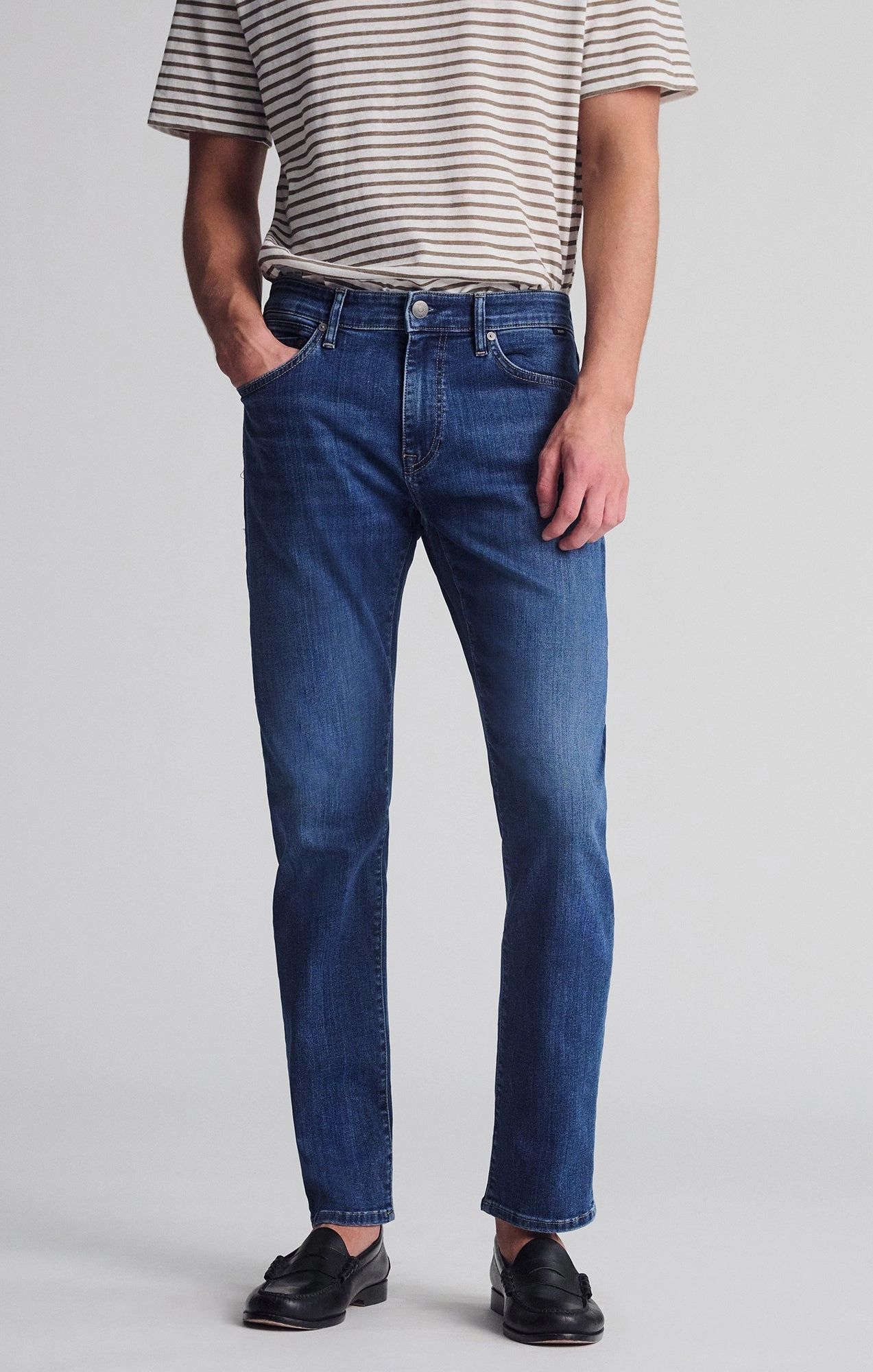 JAKE SLIM LEG IN DEEP BRUSHED WILLIAMSBURG