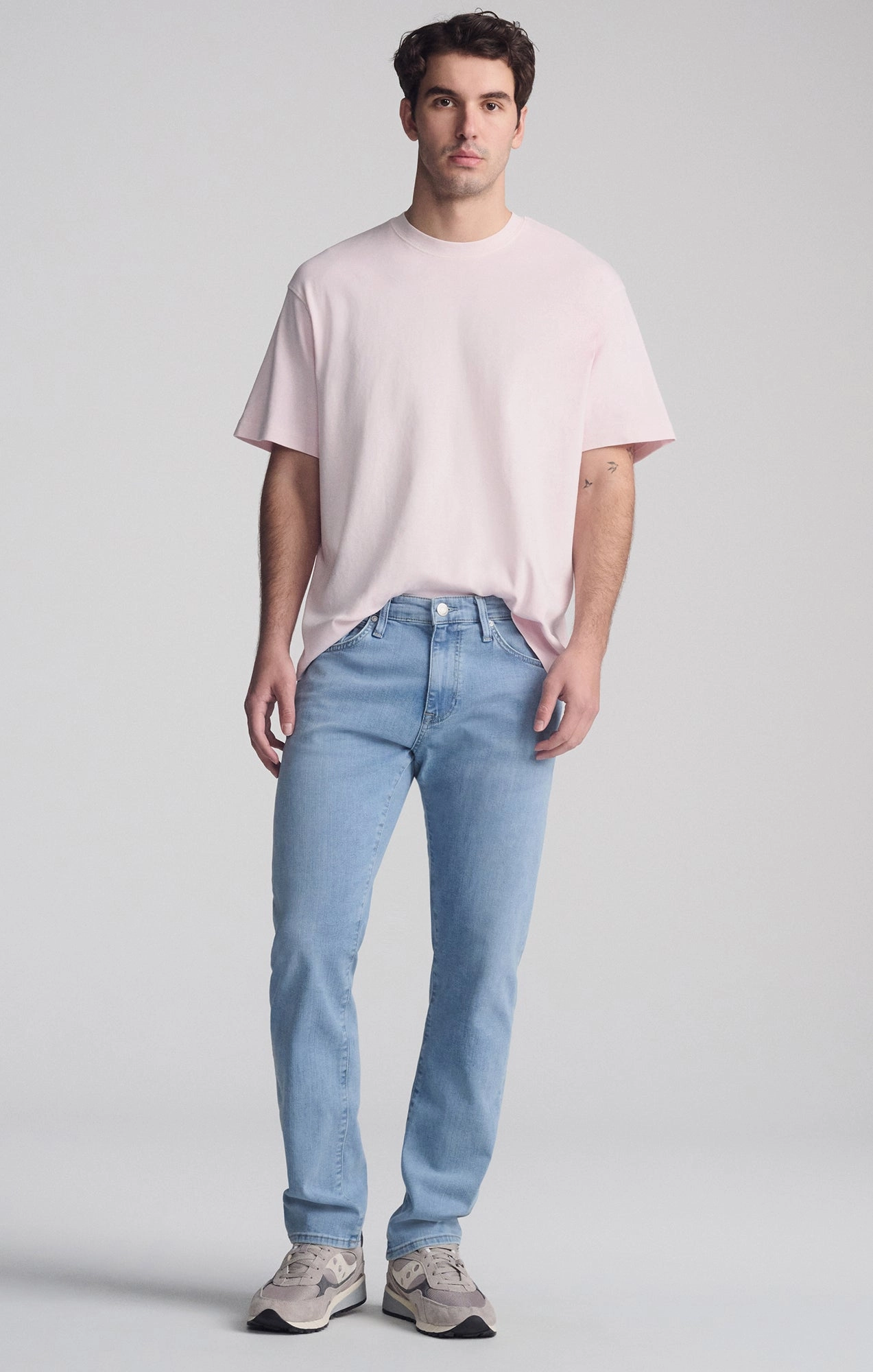 JAKE SLIM LEG IN LIGHT BRUSHED WILLIAMSBURG