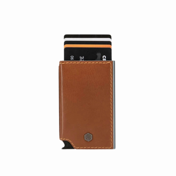 Jekyll & Hide Slim Card Slide Wallet - Tan