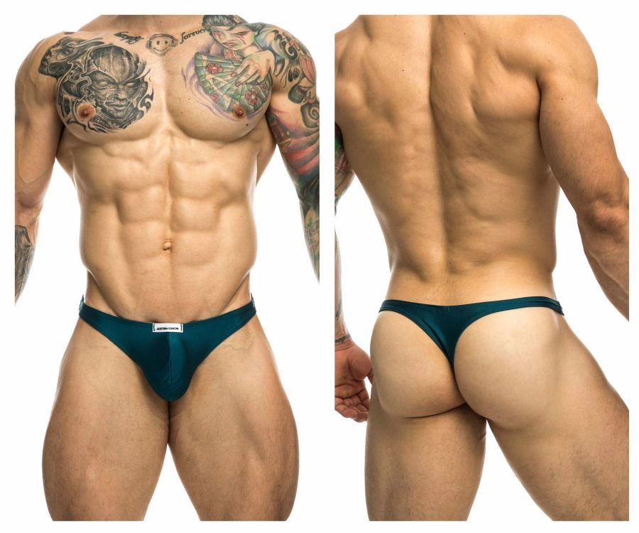 JUSTIN SIMON XSJ03 Classic Thongs Color Opal Green