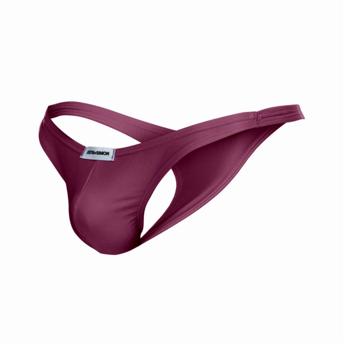JUSTIN SIMON XSJ03 Classic Thongs Color Wine