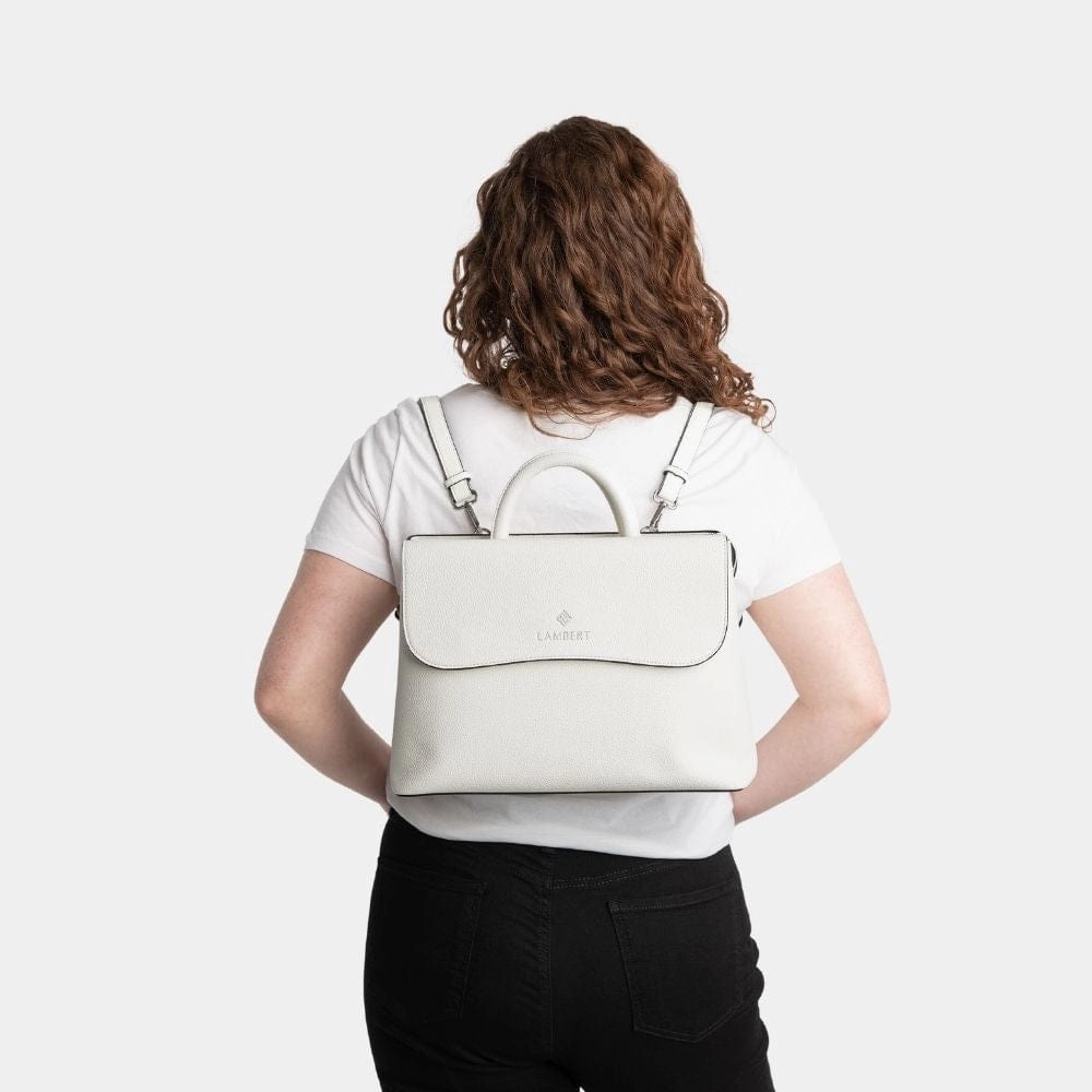 Le Elen - Sac à main 3-en-1 en cuir vegan coconut milk
