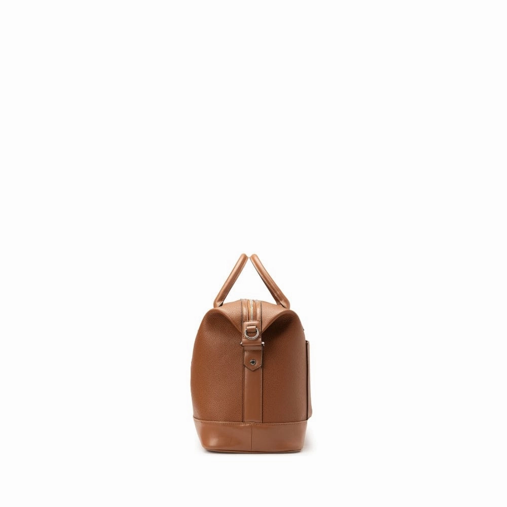 Le Mae - Petit sac de voyage en cuir vegan affogato