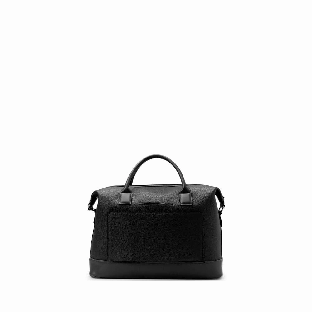 Le Mae - Petit sac de voyage en cuir vegan noir