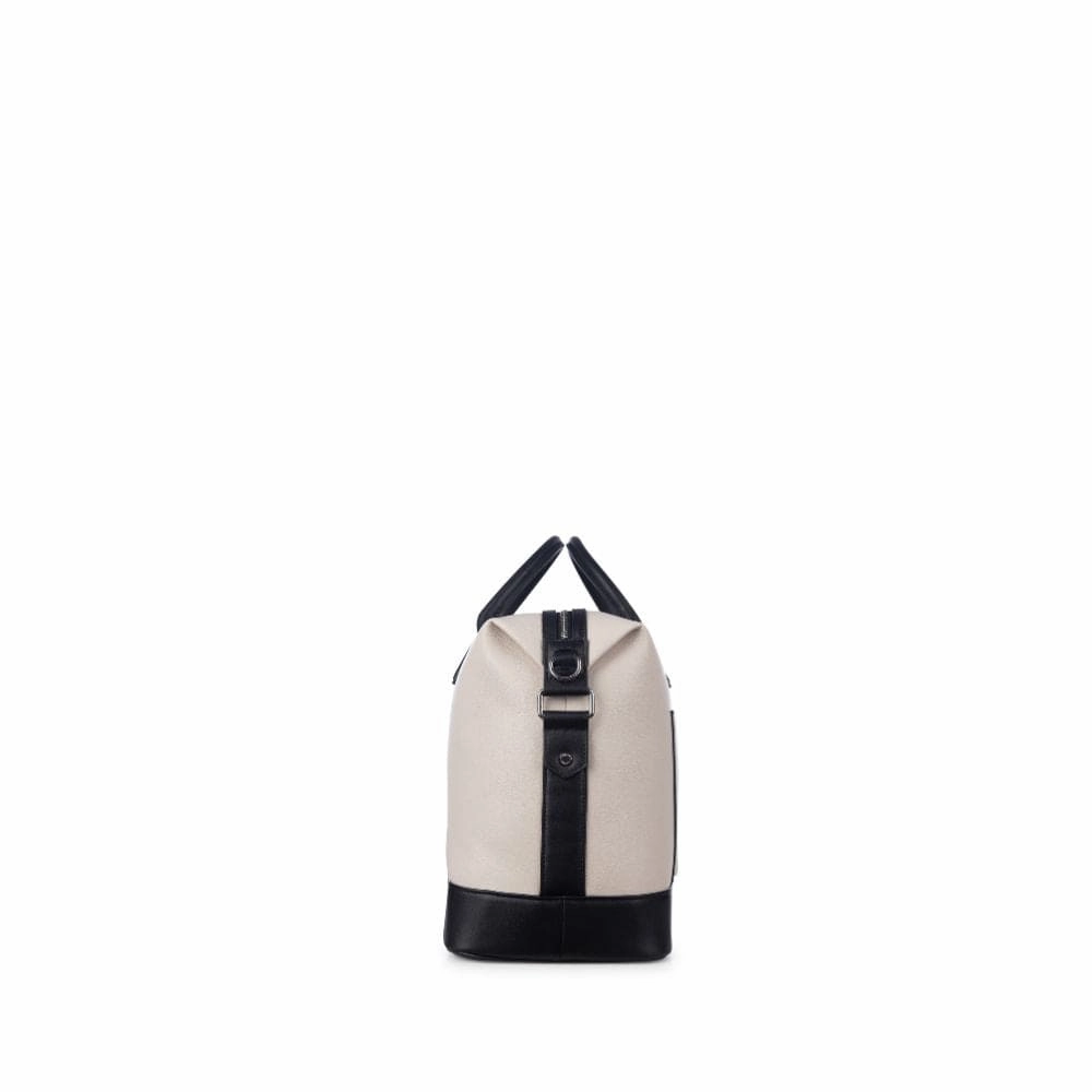 Le Mae - Petit sac de voyage en cuir vegan oyster