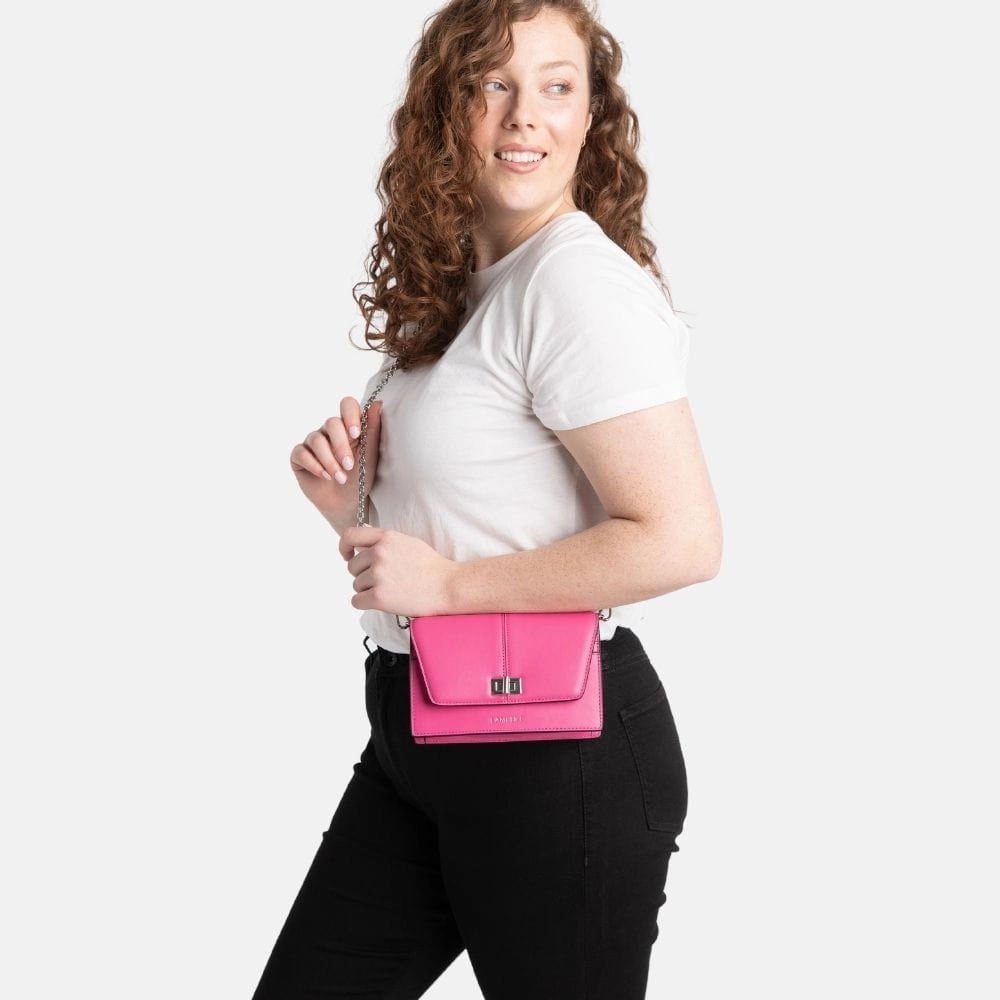 Le Molly - Sac à main 3-en-1 en cuir vegan wildrose