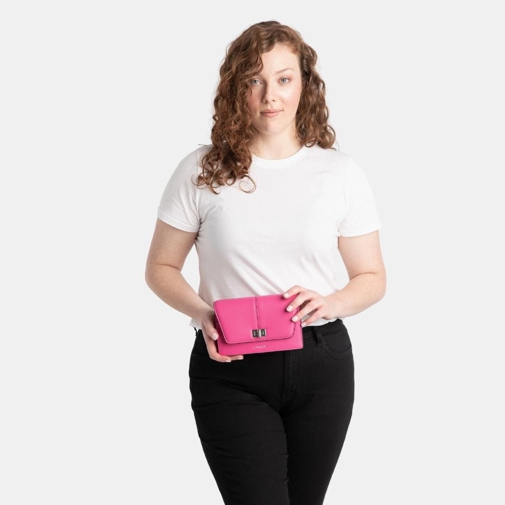 Le Molly - Sac à main 3-en-1 en cuir vegan wildrose