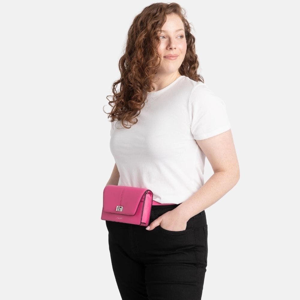 Le Molly - Sac à main 3-en-1 en cuir vegan wildrose