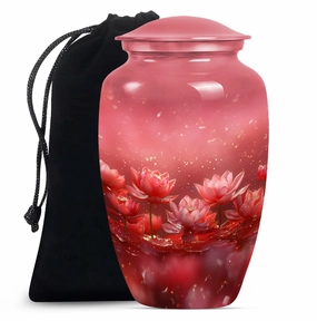 Lotus Tribute Cremation Urn - Cherished Memorial Keepsake