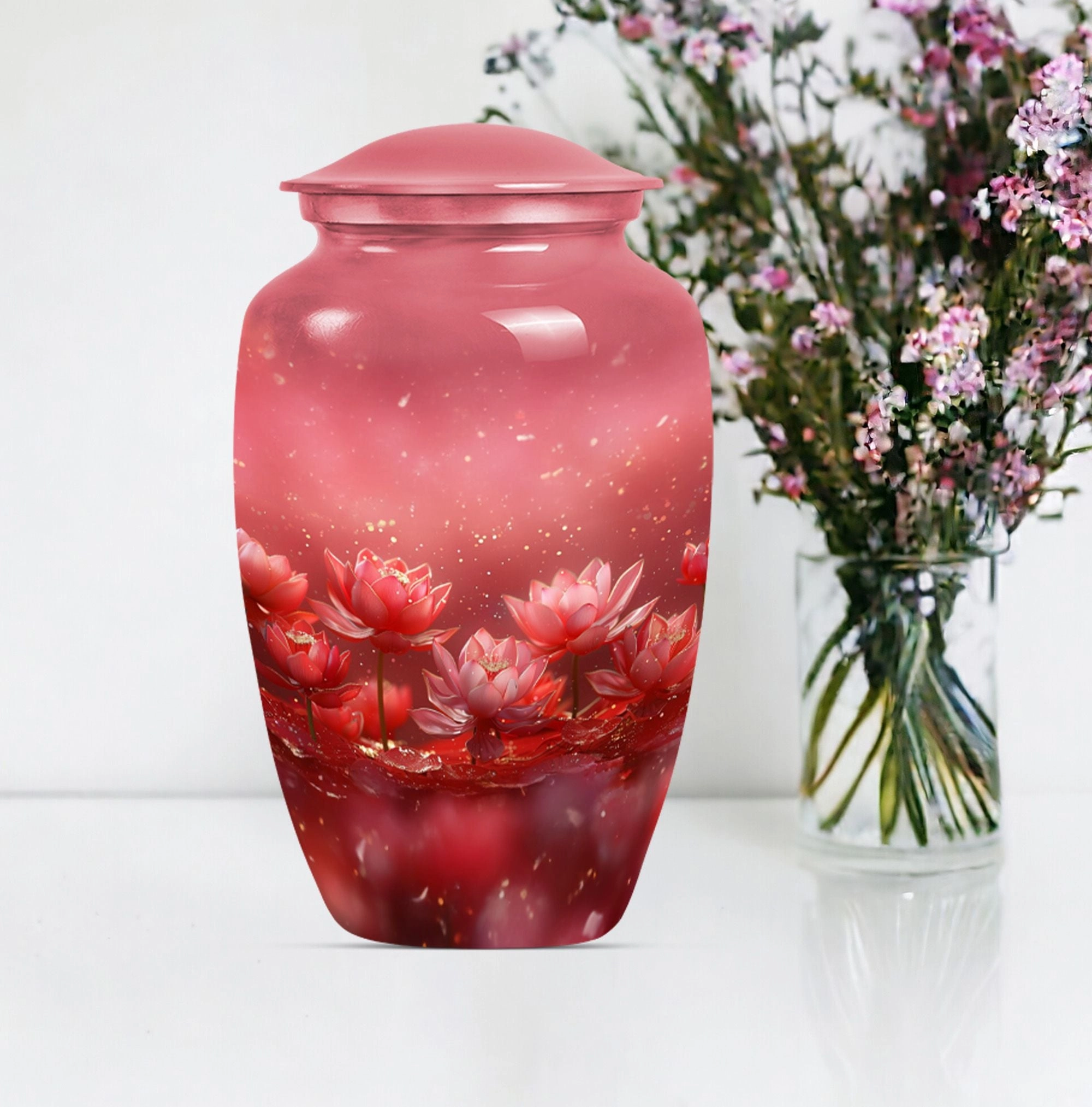Lotus Tribute Cremation Urn - Cherished Memorial Keepsake