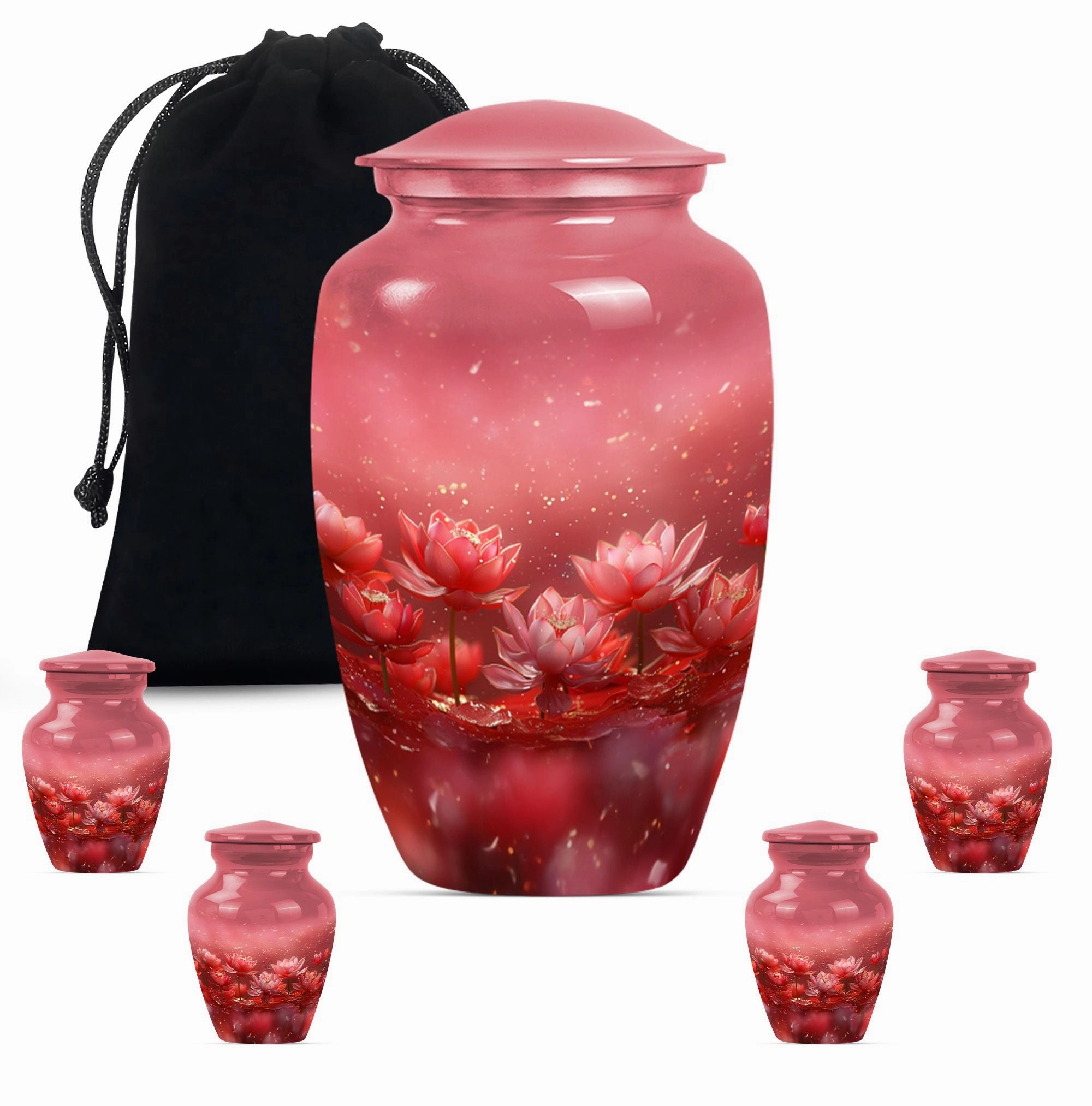 Lotus Tribute Cremation Urn - Cherished Memorial Keepsake