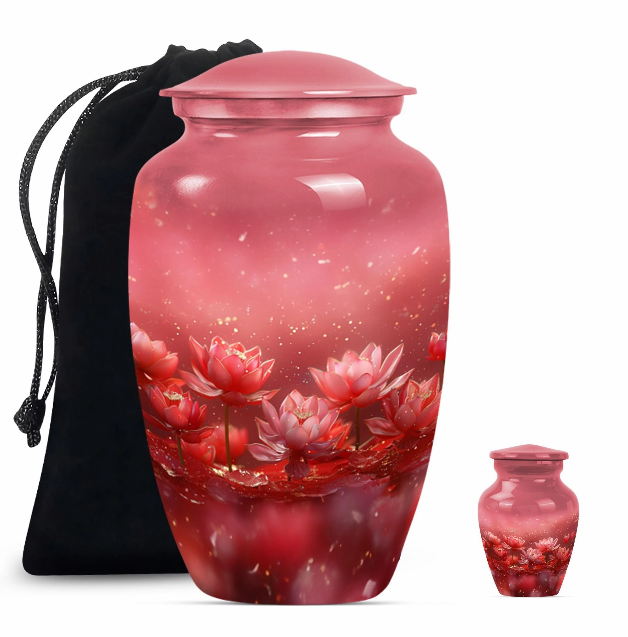 Lotus Tribute Cremation Urn - Cherished Memorial Keepsake