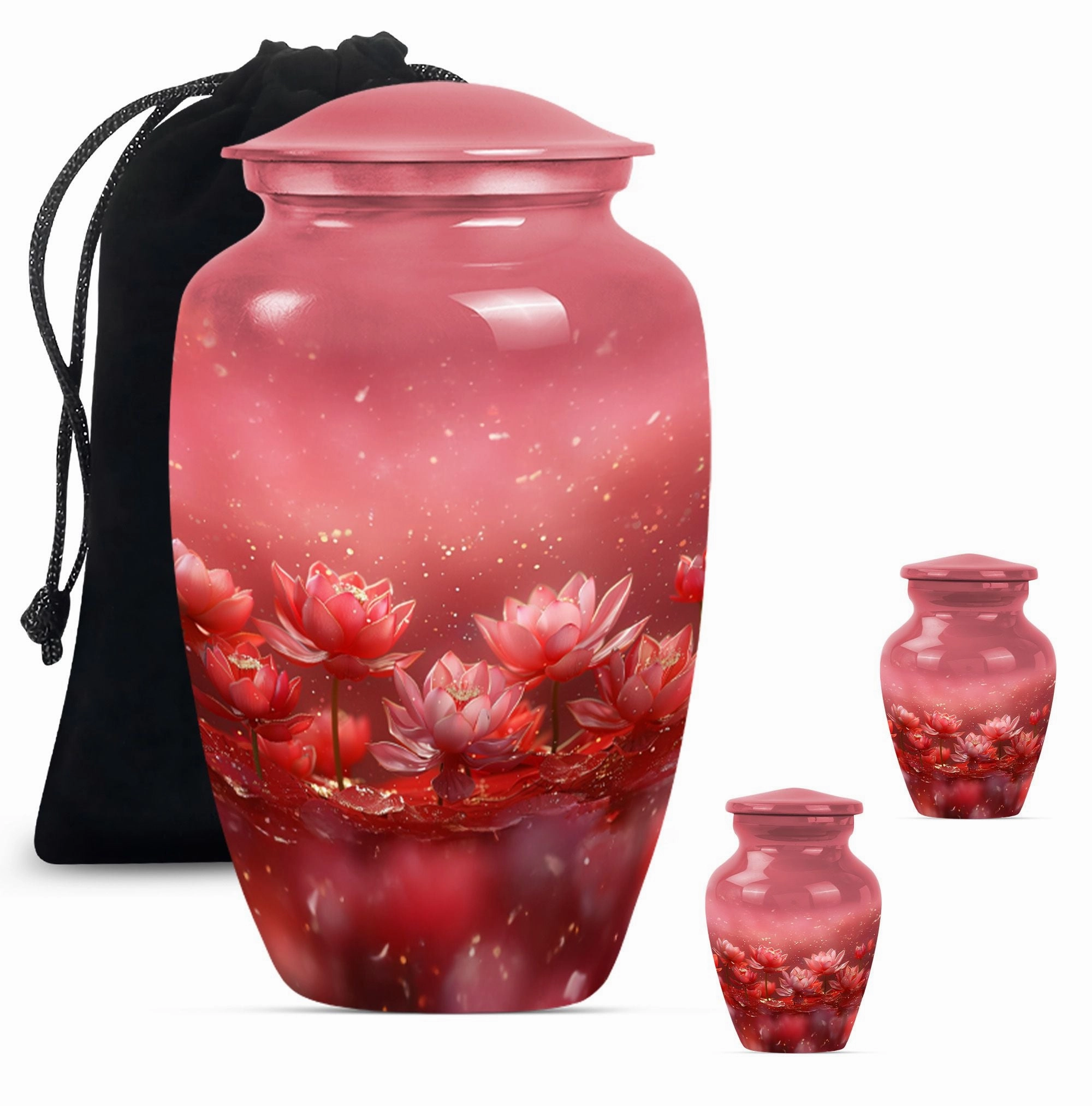 Lotus Tribute Cremation Urn - Cherished Memorial Keepsake