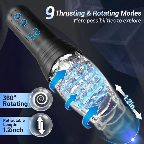 Lurevibe - Gawk Gawk 4000 Masturbator Electric Sex Toy Masturbator Cup